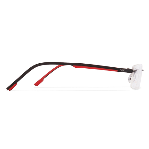 Lenskart Air Online Black Rimless Rectangle right side Lenskart Air Online Black Rimless Rectangle right side