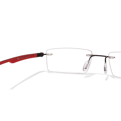 Lenskart Air Online Black Rimless Rectangle left side Lenskart Air Online Black Rimless Rectangle left side