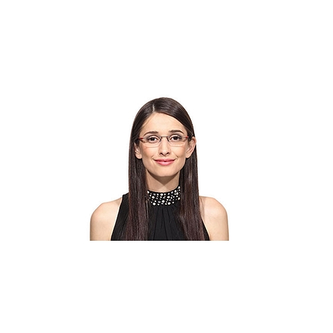 Lenskart Air Online Black Rimless Rectangle left side