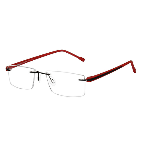 Lenskart Air Online Black Rimless Rectangle right side