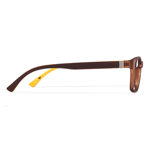 Lenskart Air Online Brown Transparent Full Rim Rectangle right side Lenskart Air Online Brown Transparent Full Rim Rectangle right side