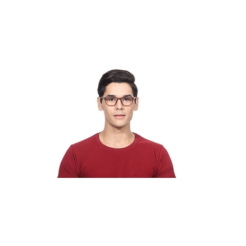 Lenskart Lenskart TOI Special: Brown Transparent Brown Yellow Full Rim Square Shape Lenskart TOI Special FUZON VC 1006- left side