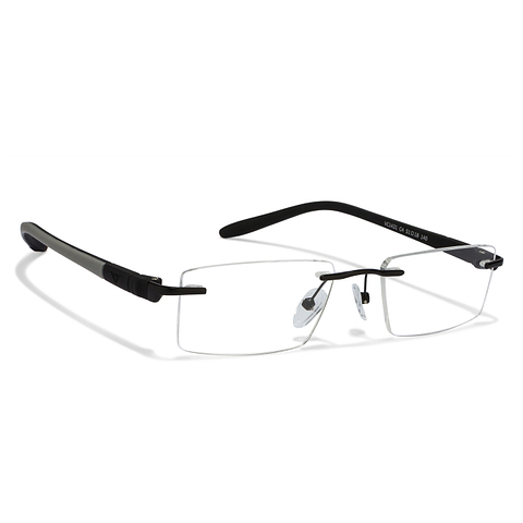 Lenskart Air Online Black Rimless Rectangle left side