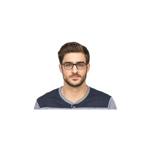 Lenskart Air Online Brown Transparent Full Rim Rectangle right side