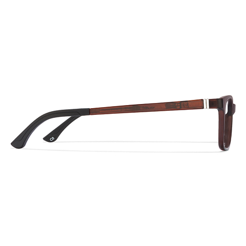 Lenskart Air Online Brown Transparent Full Rim Rectangle right side