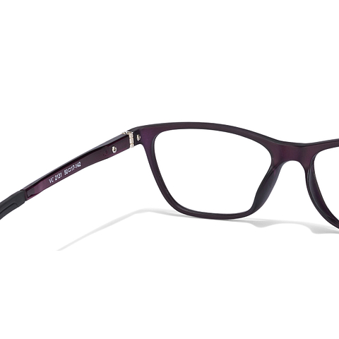 Lenskart Air Online Purple Transparent Full Rim Cat Eye right side Lenskart Air Online Purple Transparent Full Rim Cat Eye right side