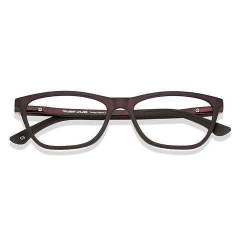 Lenskart Air Online Purple Transparent Full Rim Cat Eye left side Lenskart Air Online Purple Transparent Full Rim Cat Eye left side