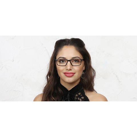 Lenskart Lenskart TOI Special: Lenskart Air: Brown Transparent Black Full Rim Rectangle Lenskart TOI Special OTHERS VC 2133-C8 right side