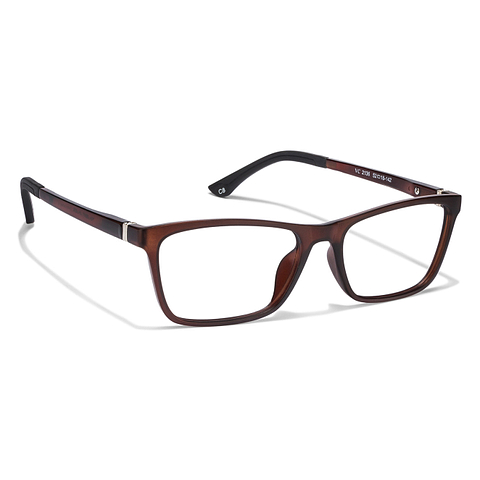 Lenskart Lenskart TOI Special: Lenskart Air: Brown Transparent Black Full Rim Rectangle Lenskart TOI Special OTHERS VC 2136-C8 left side