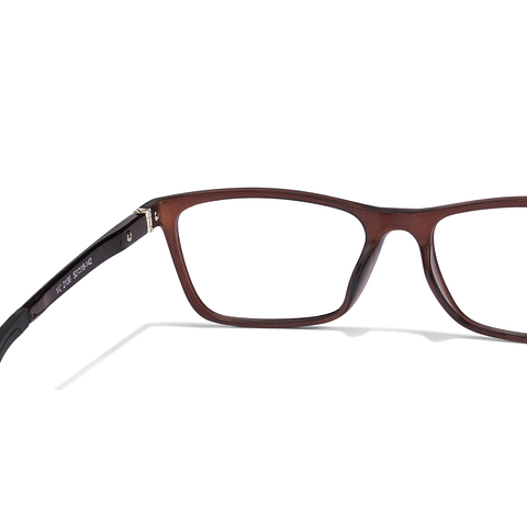 Lenskart Lenskart TOI Special: Lenskart Air: Brown Transparent Black Full Rim Rectangle Lenskart TOI Special OTHERS VC 2136-C8 left side
