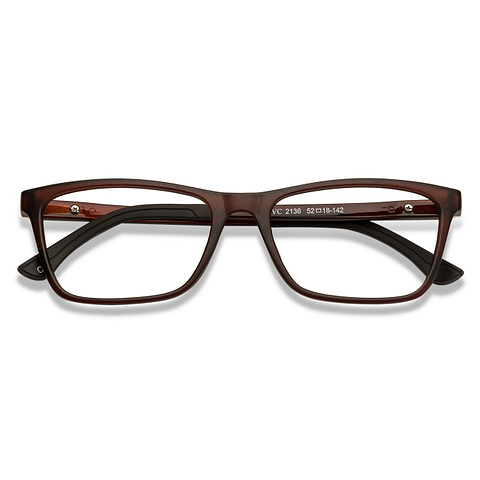 Lenskart Lenskart TOI Special: Lenskart Air: Brown Transparent Black Full Rim Rectangle Lenskart TOI Special OTHERS VC 2136-C8 right side