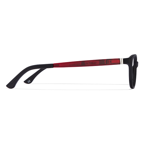 Lenskart Air Online Black Full Rim Cat Eye left side