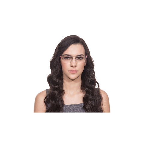 Lenskart Air Online Mid Gunmetal Half Rim Rectangle left side
