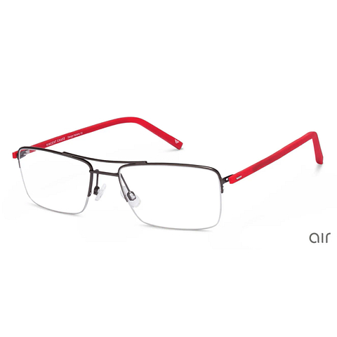 Lenskart Air Online Mid Gunmetal Half Rim Rectangle right side