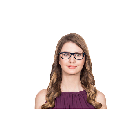Vincent Chase Online Sky Blue Full Rim Rectangle left side Vincent Chase Online Sky Blue Full Rim Rectangle left side