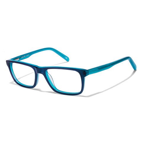 Vincent Chase Online Sky Blue Full Rim Rectangle left side Vincent Chase Online Sky Blue Full Rim Rectangle left side