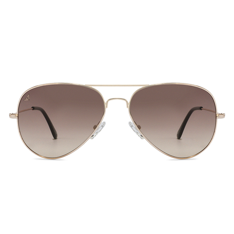 Vincent Chase Online Gold Full Rim Aviator left side