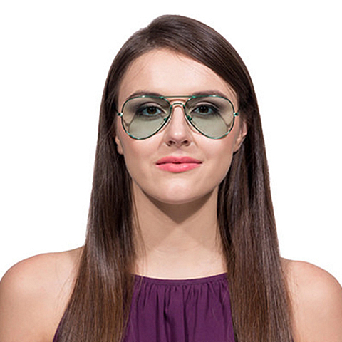 Vincent Chase Online Green Full Rim Aviator right side