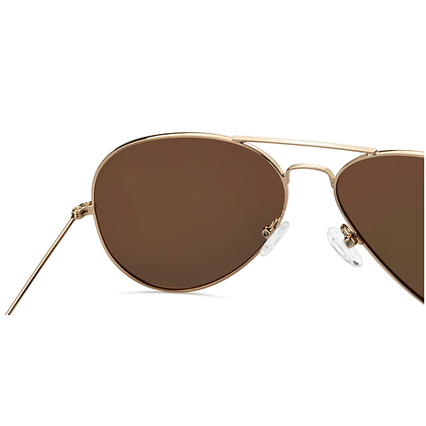 Vincent Chase Online Black Full Rim Aviator left side