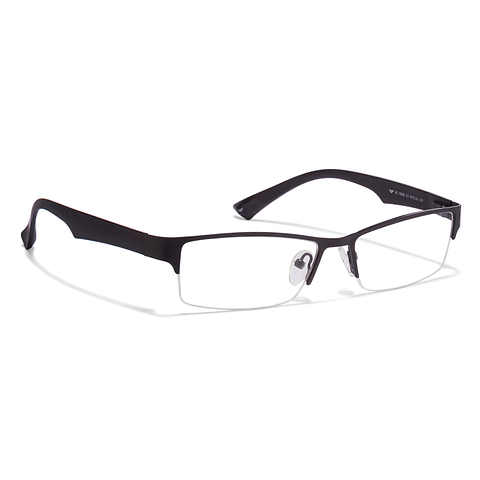 Lenskart Air Online Black Half Rim Rectangle left side Lenskart Air Online Black Half Rim Rectangle left side