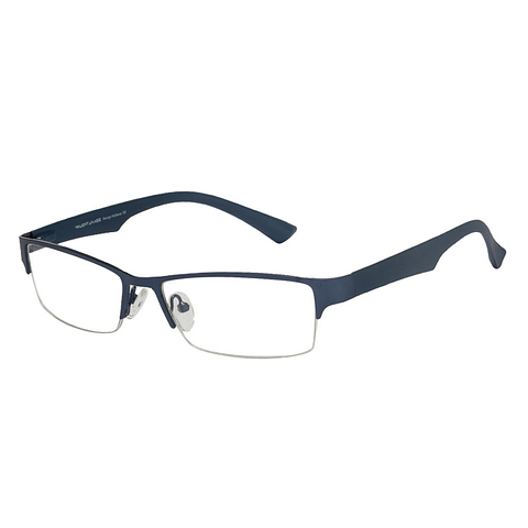 Lenskart Air Online Sky Blue Half Rim Rectangle left side Lenskart Air Online Sky Blue Half Rim Rectangle left side