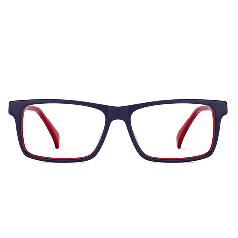Vincent Chase Online Navy Blue Full Rim Rectangle left side