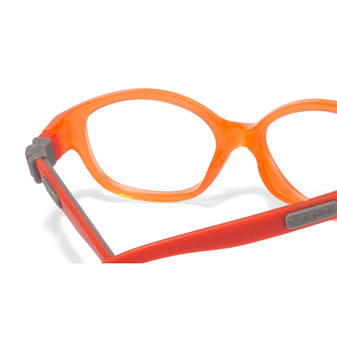 Hooper Online Orange Transparent Full Rim Round right side