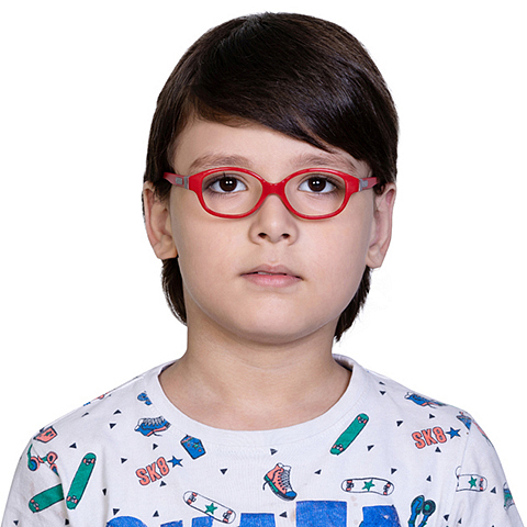 Hooper Online Red Full Rim Round left side