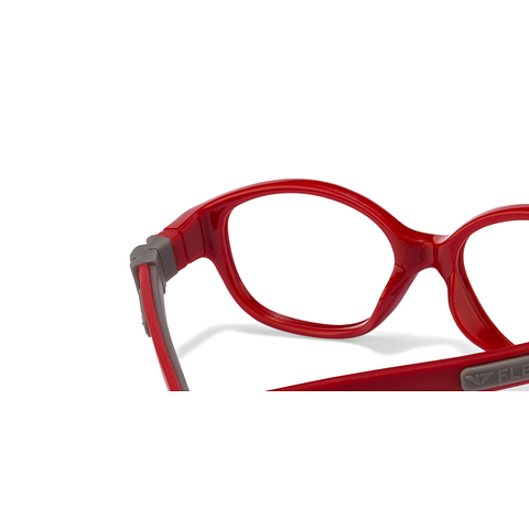 Hooper Online Red Full Rim Round left side