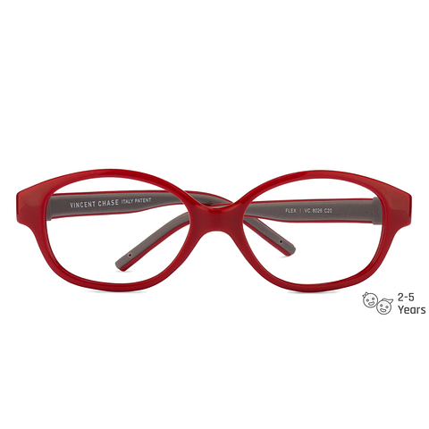 Hooper Online Red Full Rim Round left side