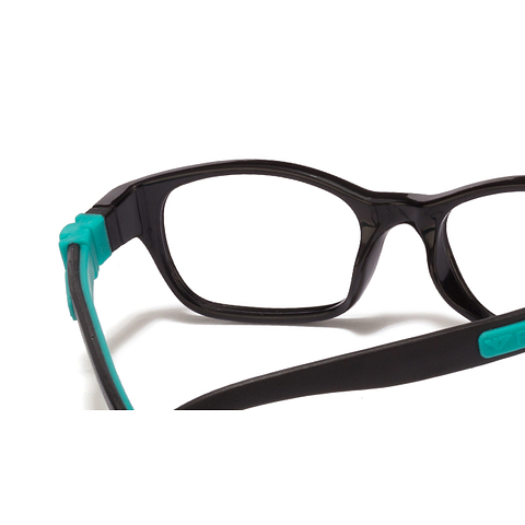 Hooper Online Black Full Rim Rectangle left side