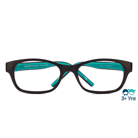 Hooper Online Black Full Rim Rectangle left side