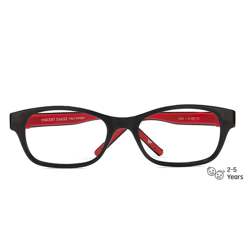 Hooper Online Black Full Rim Rectangle left side