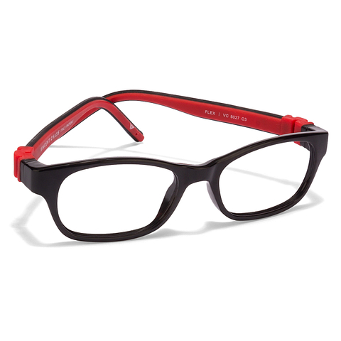 Hooper Online Black Full Rim Rectangle left side