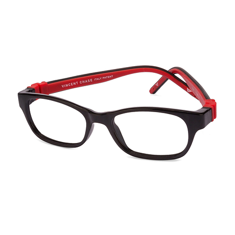 Hooper Online Black Full Rim Rectangle left side