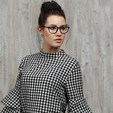 Lenskart Air Online Black Full Rim Rectangle right side