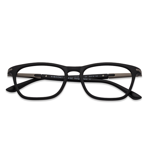 Lenskart Air Online Matte Black Full Rim Wayfarer left side