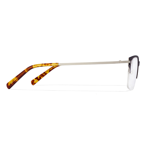 Vincent Chase Online Black Half Rim Rectangle right side