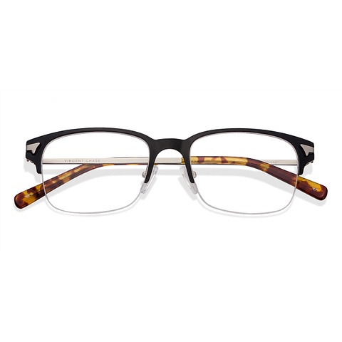 Vincent Chase Online Black Half Rim Rectangle right side