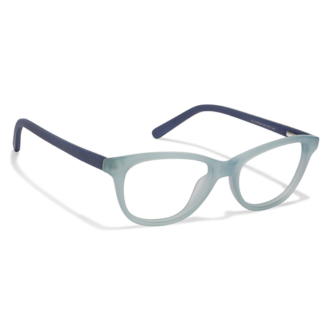 Vincent Chase Online Matte Sky Blue Transparent Full Rim Cat Eye right side