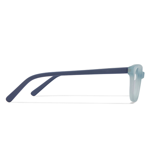 Vincent Chase Online Matte Sky Blue Transparent Full Rim Cat Eye left side