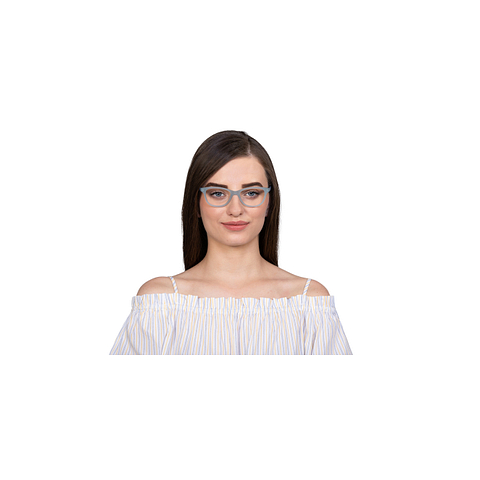 Vincent Chase Online Blue Transparent Full Rim Cat Eye left side