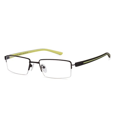 Lenskart Air Online Black Half Rim Rectangle left side