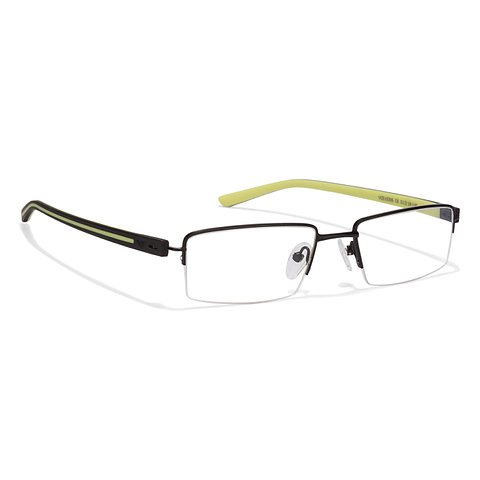 Lenskart Air Online Black Half Rim Rectangle left side