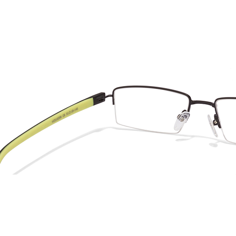 Lenskart Air Online Black Half Rim Rectangle left side