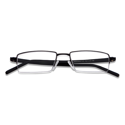 Lenskart Air Online Black Half Rim Rectangle right side