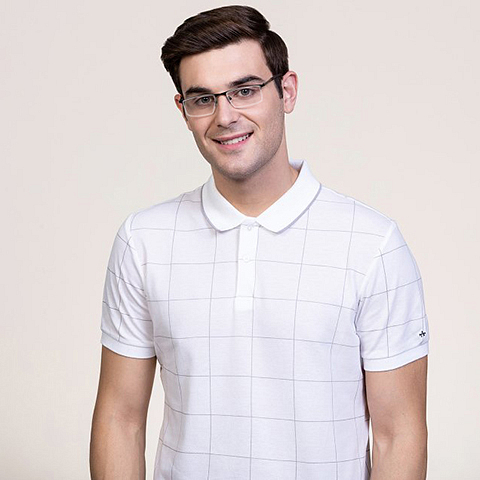 Vincent Chase Online Black Half Rim Rectangle left side