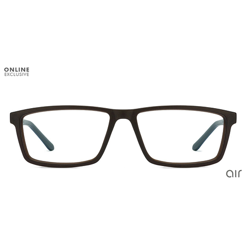 Lenskart Air Online Matte Dark Brown Full Rim Rectangle left side