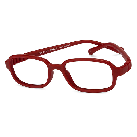 Hooper Online Red Full Rim Rectangle left side Hooper Online Red Full Rim Rectangle left side