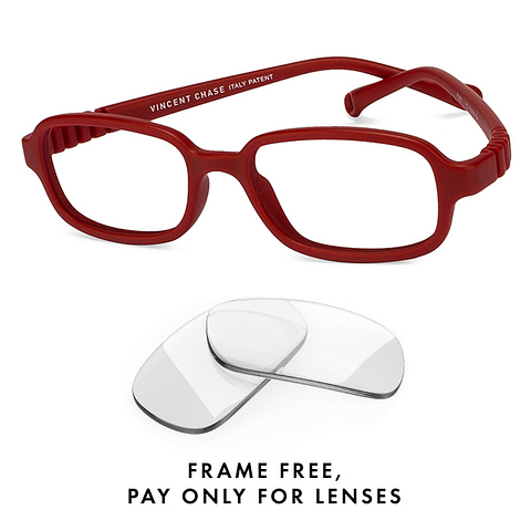 Hooper Online Red Full Rim Rectangle right side Hooper Online Red Full Rim Rectangle right side